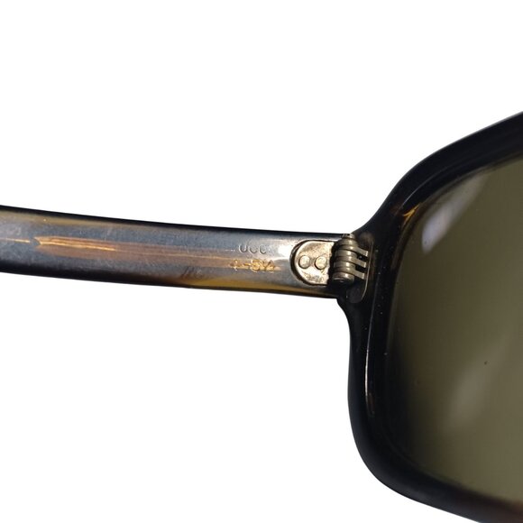 Vintage UOC Brown Tortoise Shell 4-5.5 Eyeglasses Frames 1960's 70's Groovy USA - Picture 6 of 9